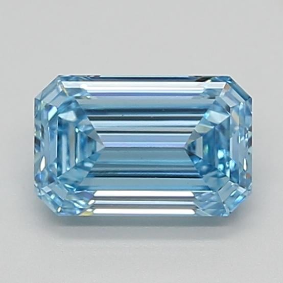 1.37 Ct. Fancy Vivid  Blue Emerald Lab Grown Diamond