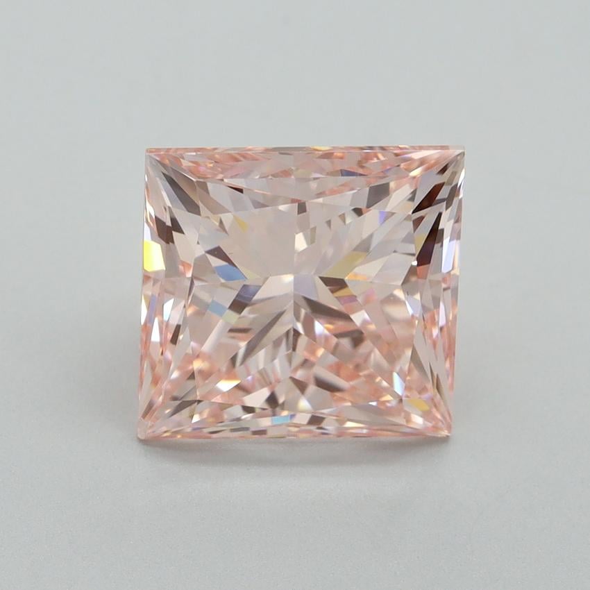 4.50 Ct. Fancy Intense Pink Princess Lab Grown Diamond