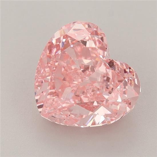 1.79 Ct. Fancy Vivid Pink Heart Lab Grown Diamond