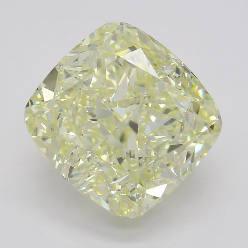 4.16 Ct. Fancy Light Yellow Cushion Diamond