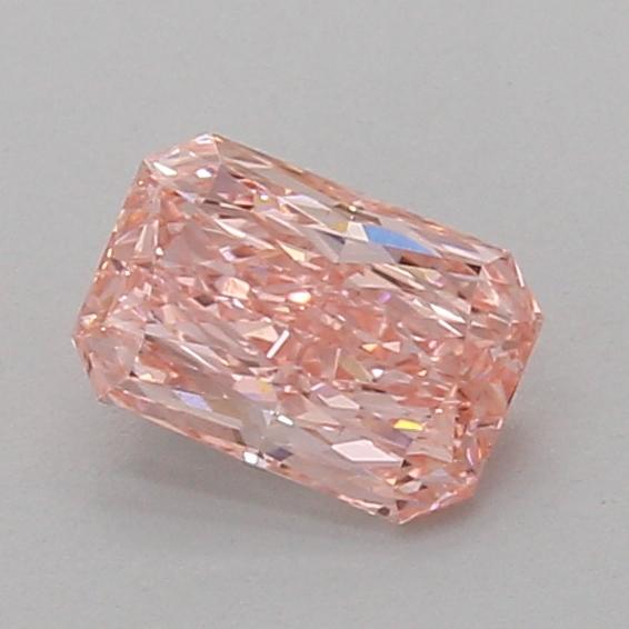 0.83 Ct. Fancy Vivid Pink Radiant Lab Grown Diamond