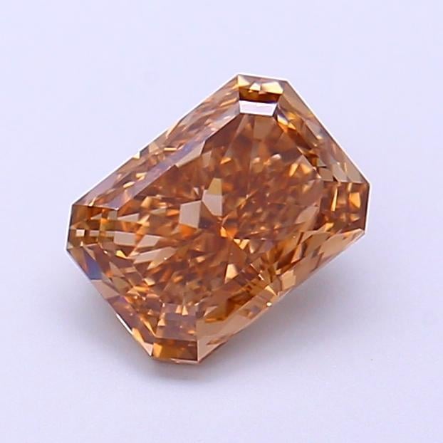 1.23 Ct. Fancy Light  Brown Radiant Lab Grown Diamond