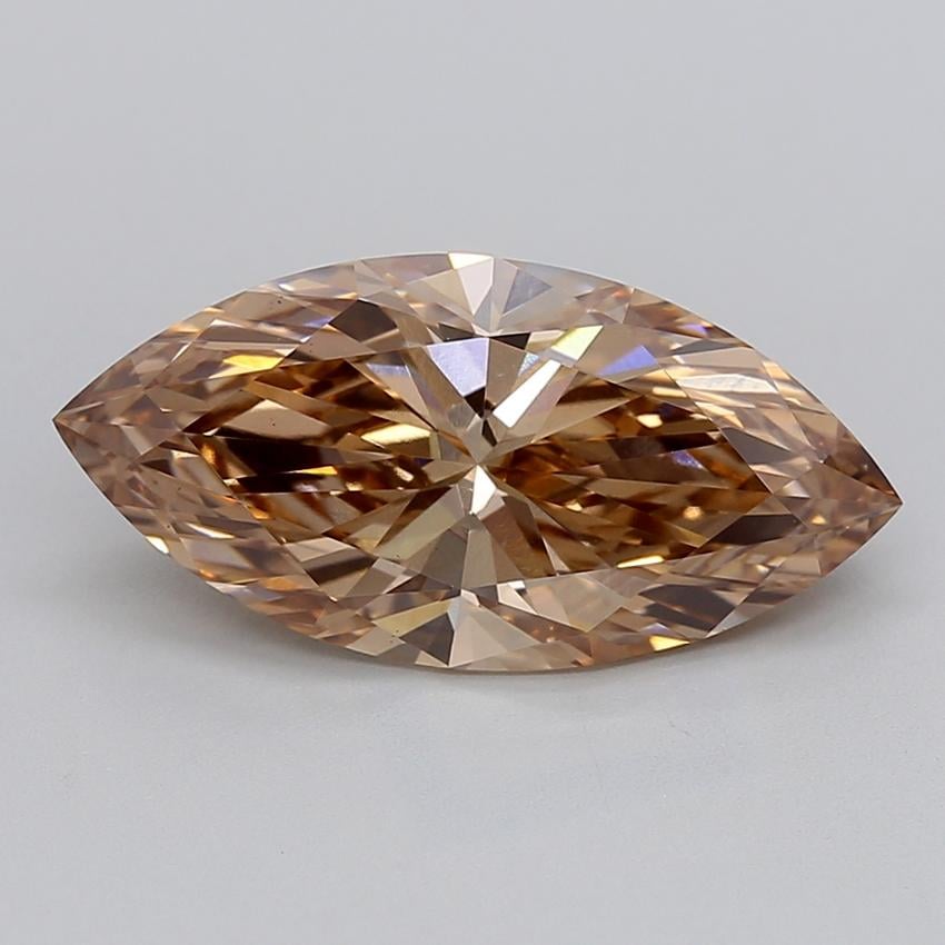 5.01 Ct. Fancy  Brown Marquise Lab Grown Diamond