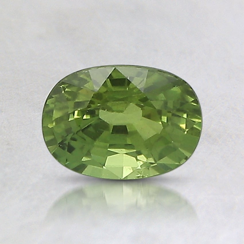 6.7x4.9mm Unheated Green Cushion Sapphire