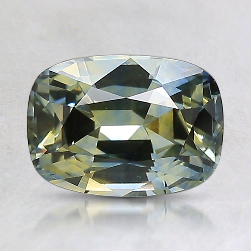 7.9x5.8mm Parti-Color Cushion Sapphire