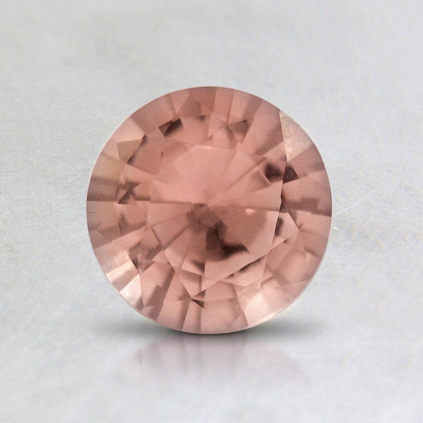 6mm Peach Round Sapphire