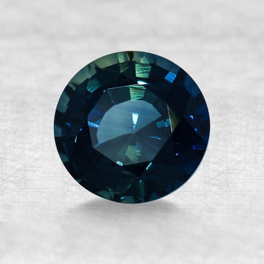 6.5mm Premium Teal Round Sapphire