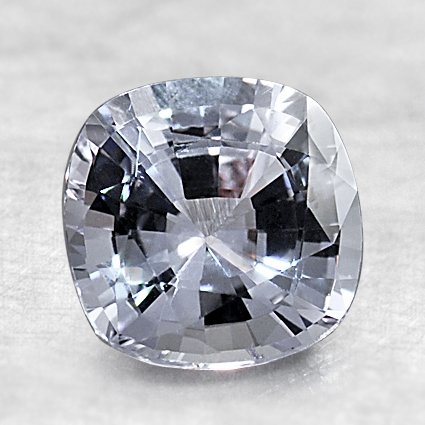 7.5mm White Cushion Sapphire