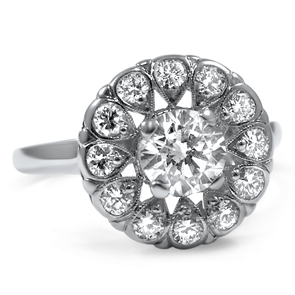 Retro Diamond Vintage Ring