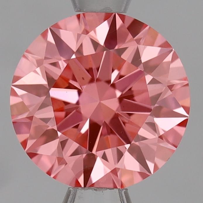 1.09 Ct. Fancy Vivid Pink Round Lab Grown Diamond