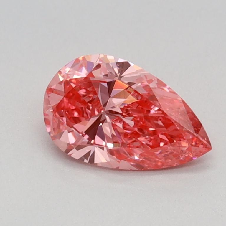 0.57 Ct. Fancy Vivid Pink Pear Lab Grown Diamond