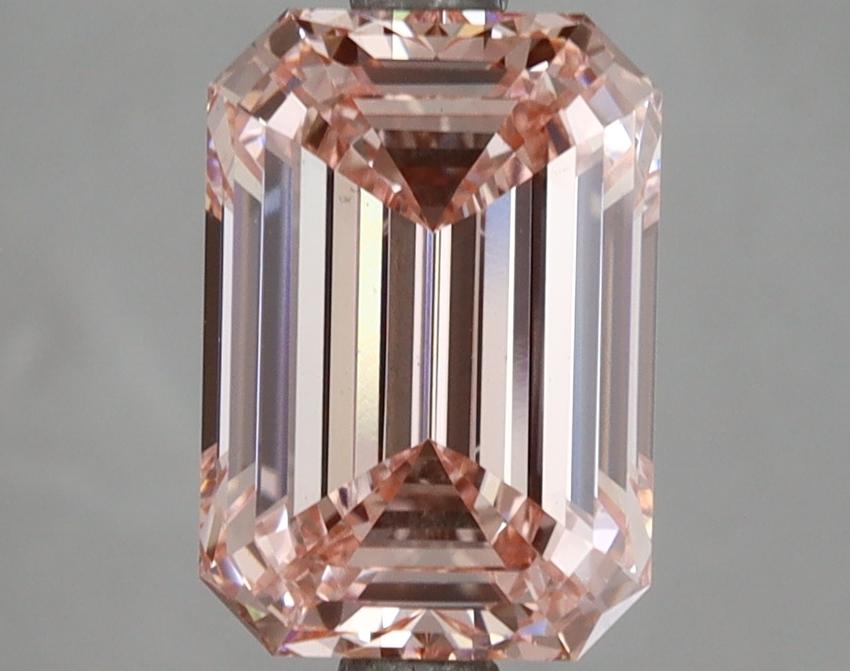 3.09 Ct. Fancy Intense Pink Emerald Lab Grown Diamond