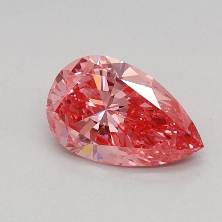 0.47 Ct. Fancy Vivid Pink Pear Lab Grown Diamond