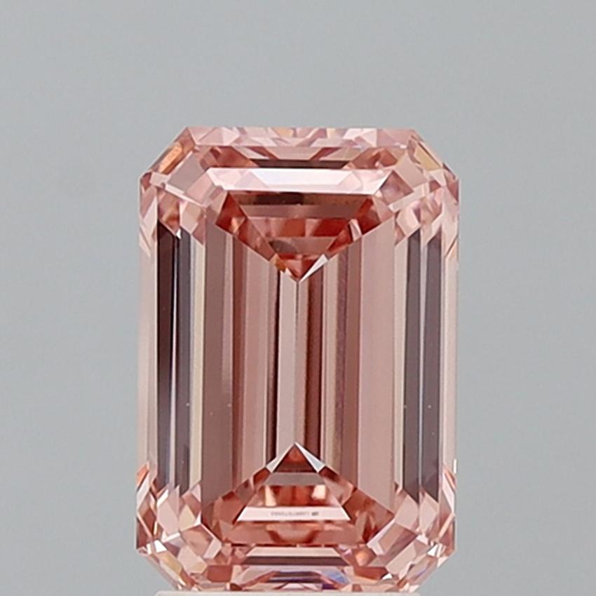 3.33 Ct. Fancy Intense Pink Emerald Lab Grown Diamond