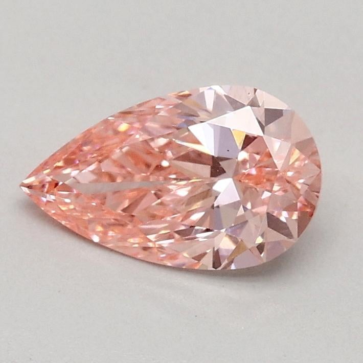 0.50 Ct. Fancy Intense Pink Pear Lab Grown Diamond