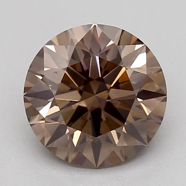 0.68 Ct. Fancy  Brown Round Lab Grown Diamond