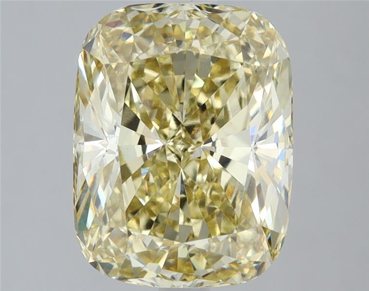 3.54 Ct. Fancy Yellow Cushion Lab Grown Diamond