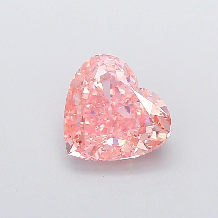 2.26 Ct. Fancy Vivid Pink Heart Lab Grown Diamond