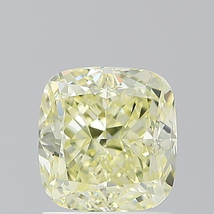 1.60 Ct. Fancy Light  Yellow Cushion Diamond