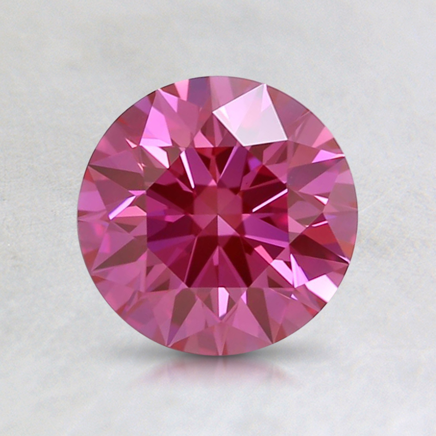 1.03 Ct. Fancy Vivid Purplish Pink Round Lab Grown Diamond
