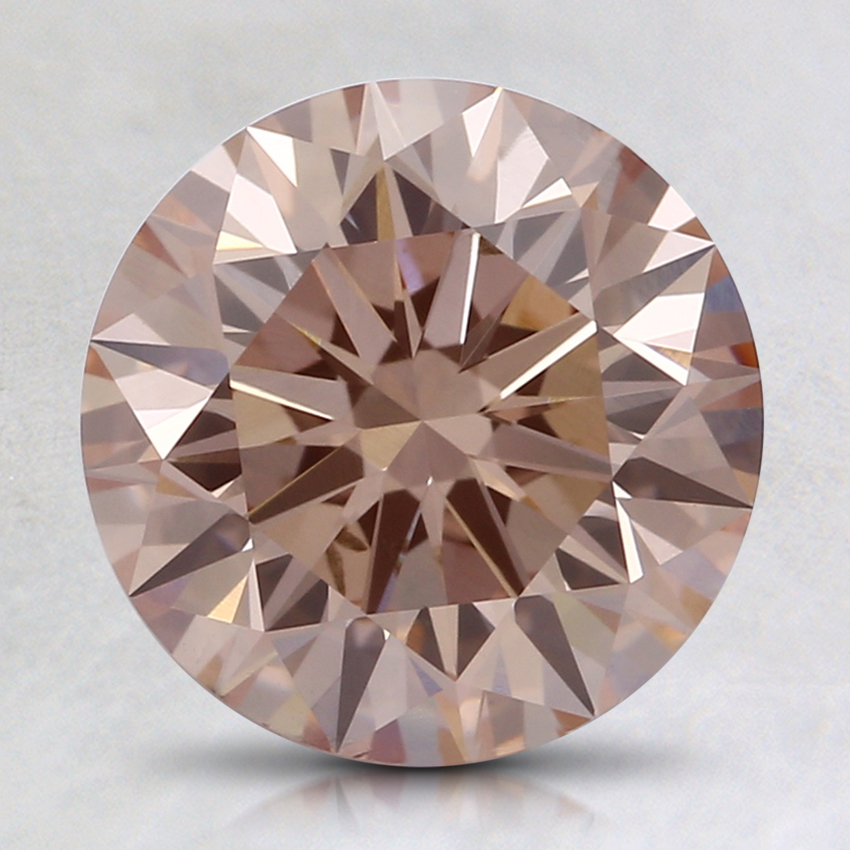 2.04 Ct. Fancy Orangy Pink Round Lab Grown Diamond