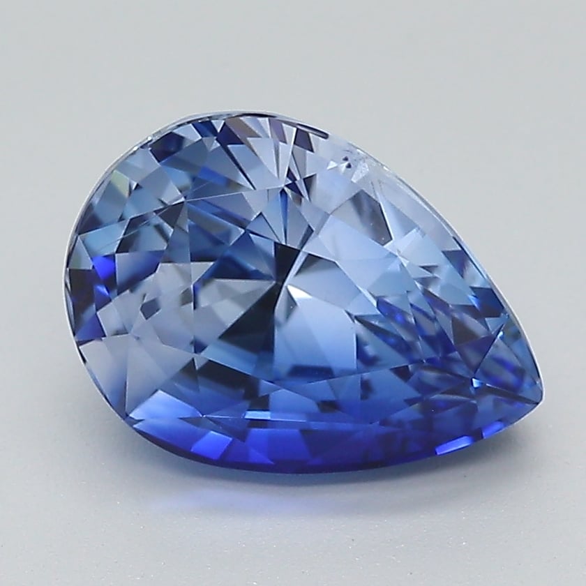 10.1x7.3mm Blue Pear Sapphire