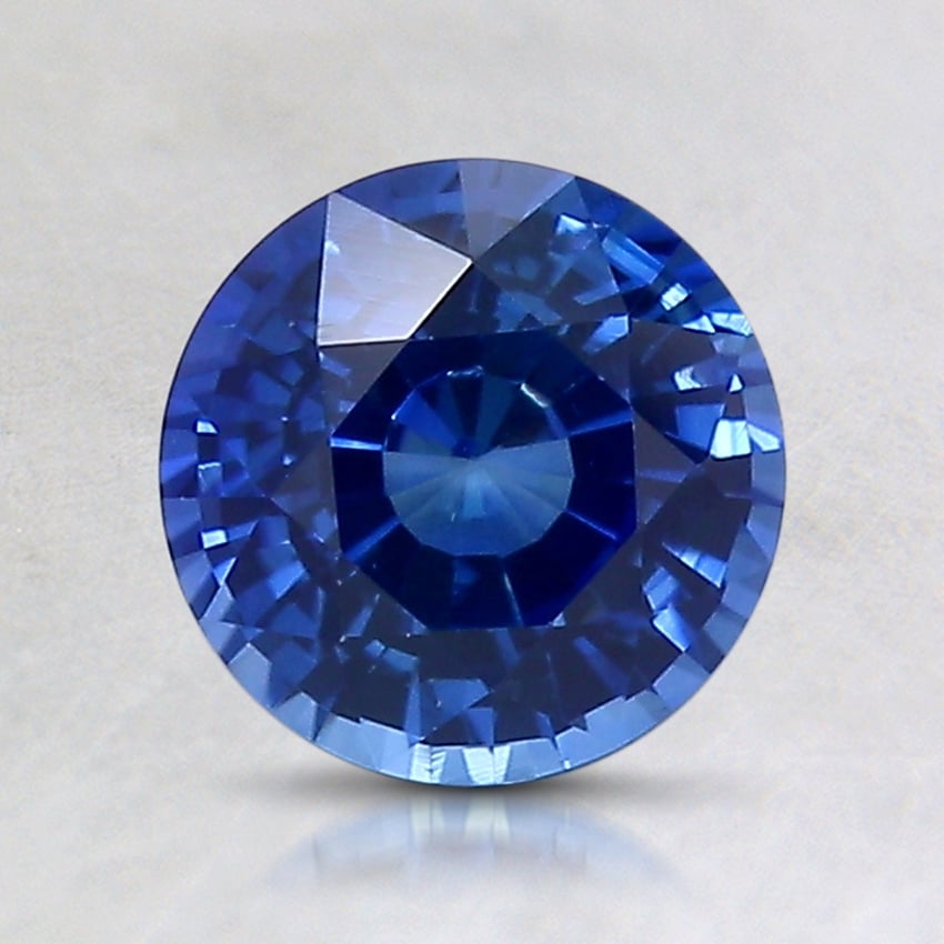 6.7mm Blue Round Sapphire