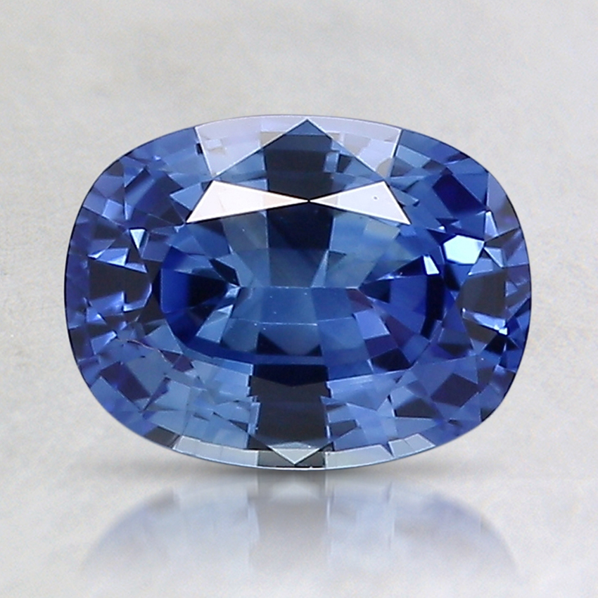 7.9x6mm Blue Cushion Sapphire