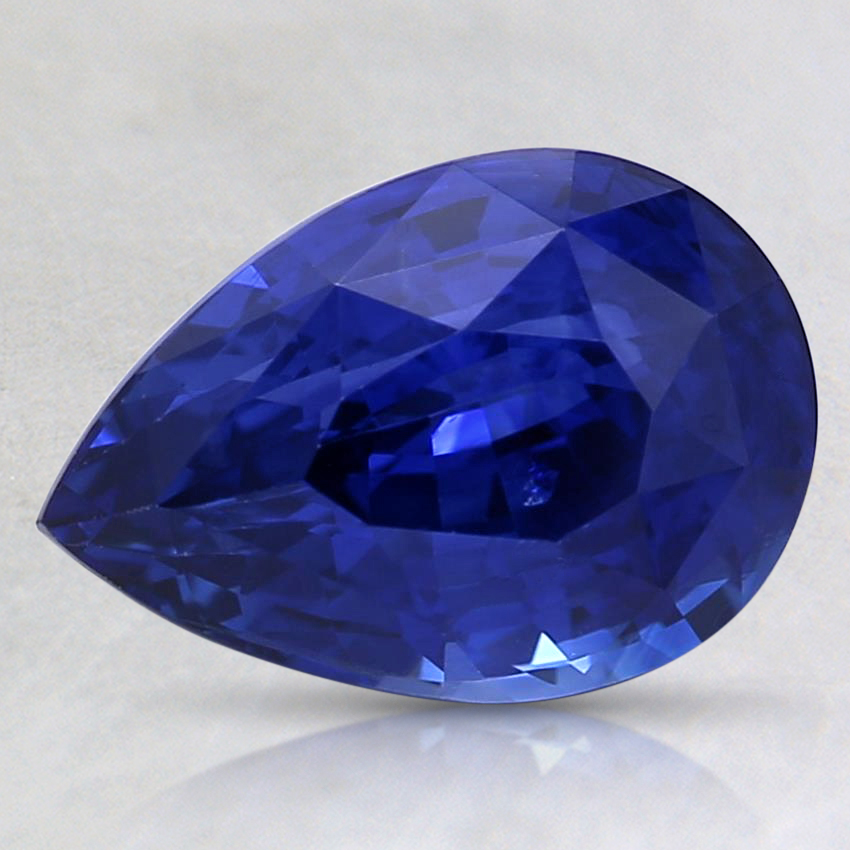 9.1x6.3mm Premium Blue Pear Sapphire
