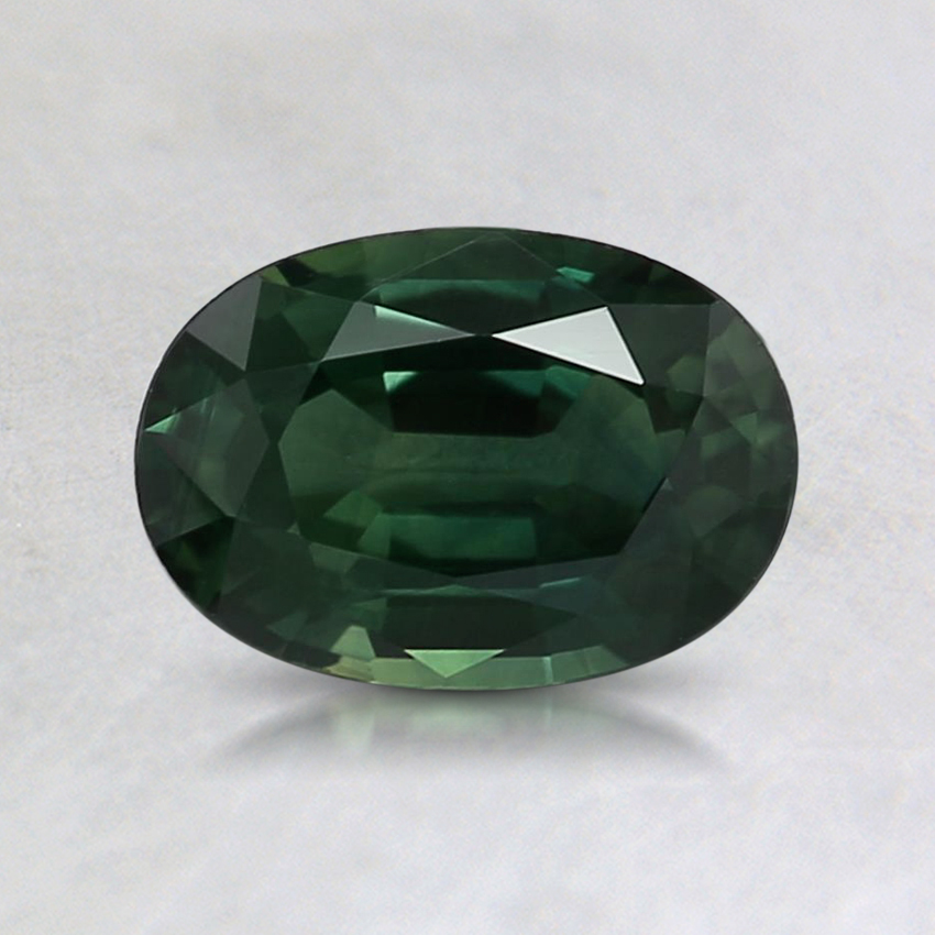 7.2x5mm Teal Oval Sapphire