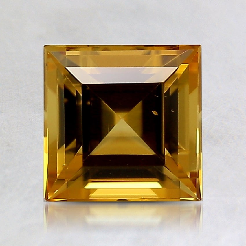 6.6x6.5mm Unheated Yellow Princess Tourmaline