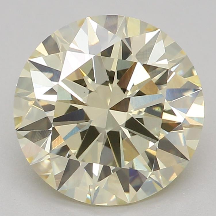 1.53 Ct. Fancy Light Yellow Round Lab Grown Diamond