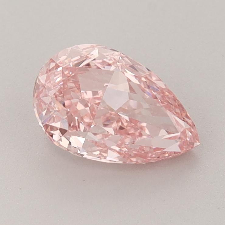 1.21 Ct. Fancy Vivid  Pink Pear Lab Grown Diamond