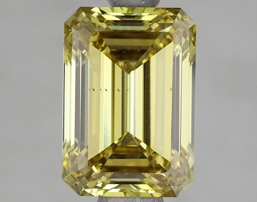 2.00 Ct. Fancy Intense Yellow Emerald Lab Grown Diamond