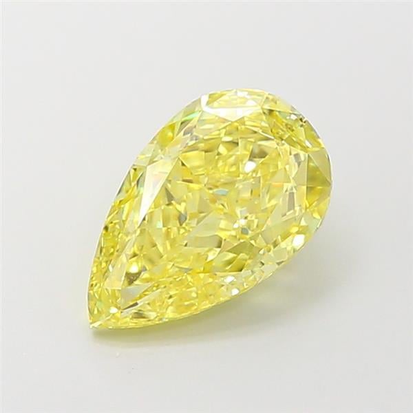 2.31 Ct. Fancy Intense Yellow Pear Lab Grown Diamond