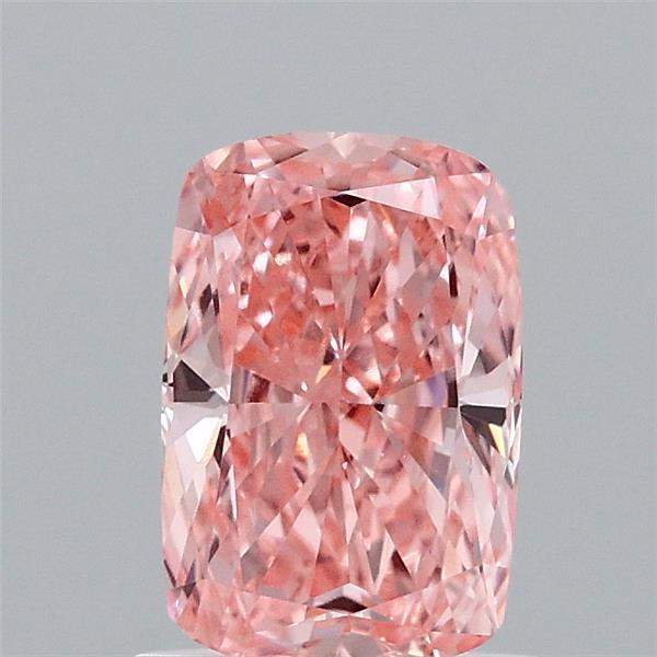1.04 Ct. Fancy Vivid Pink Cushion Lab Grown Diamond
