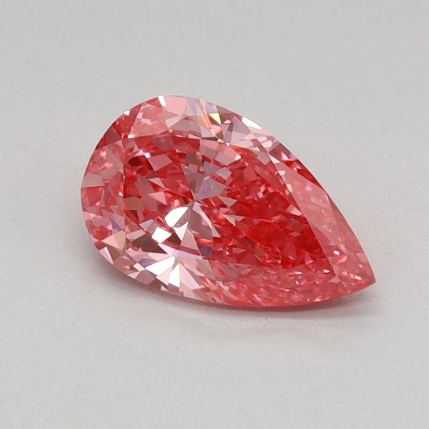 0.51 Ct. Fancy Vivid Pink Pear Lab Grown Diamond