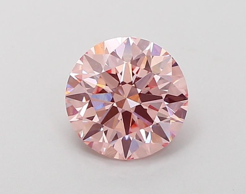 1.59 Ct. Fancy Intense Pink Round Lab Grown Diamond