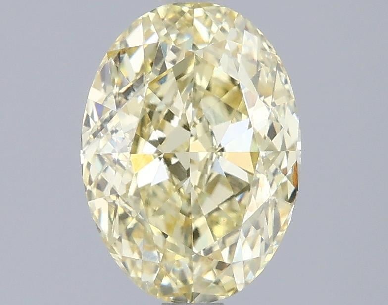 2.00 Ct. Fancy Intense Yellow Oval Lab Grown Diamond