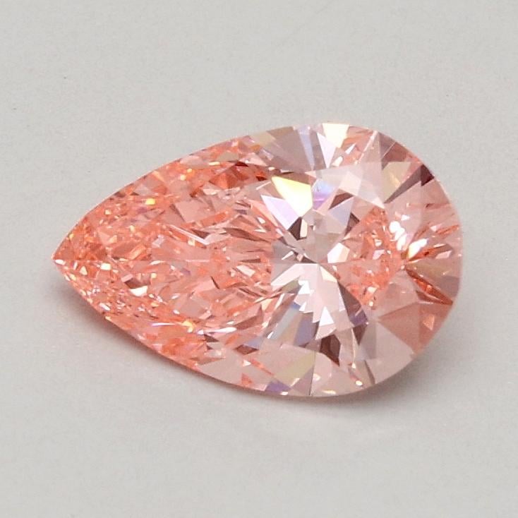0.55 Ct. Fancy Vivid Pink Pear Lab Grown Diamond