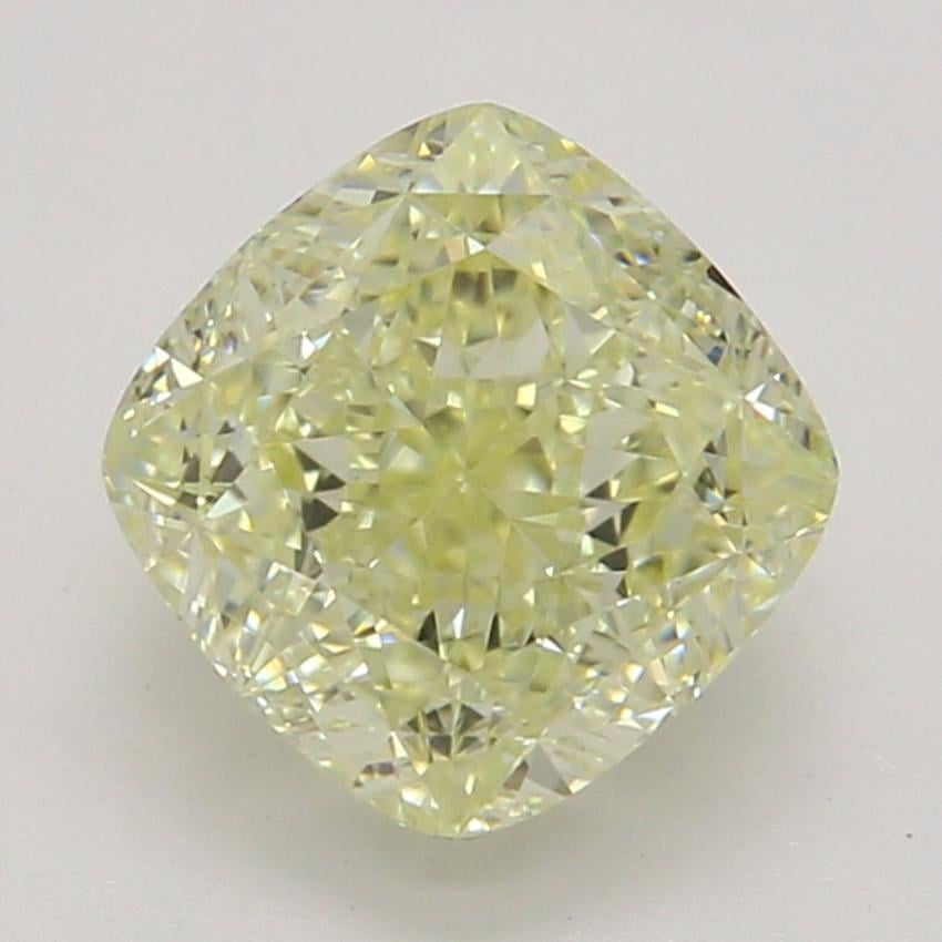 1.04 Ct. Fancy Light Yellow Cushion Diamond