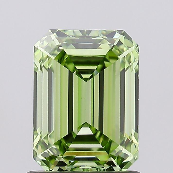 1.24 Ct. Fancy Vivid  Green Emerald Lab Grown Diamond