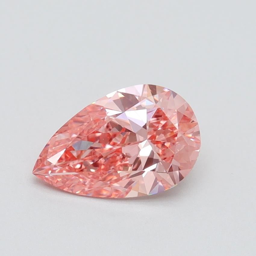 1.03 Ct. Fancy Intense Pink Pear Lab Grown Diamond