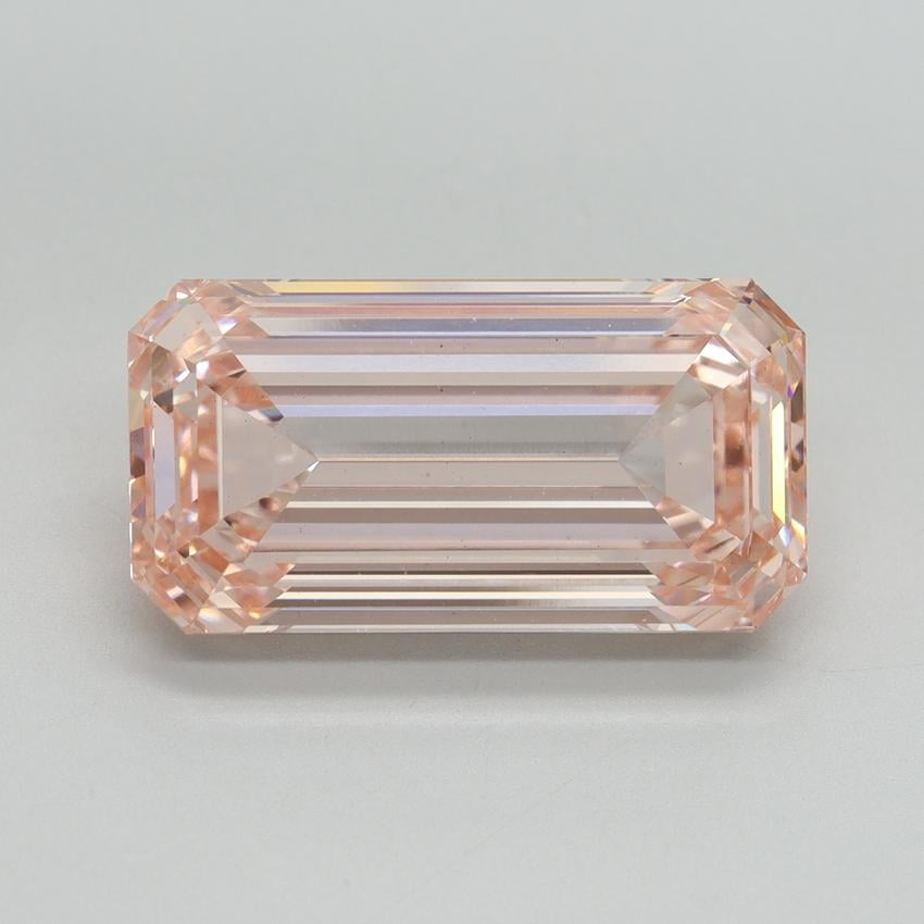 8.65 Ct. Fancy Intense Pink Emerald Lab Grown Diamond