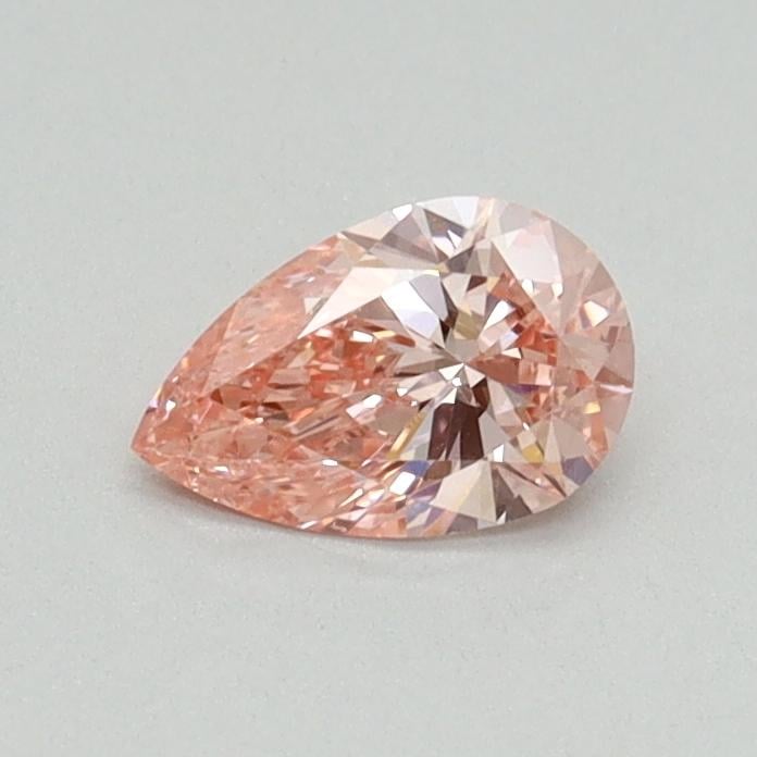 0.37 Ct. Fancy Vivid Pink Pear Lab Grown Diamond