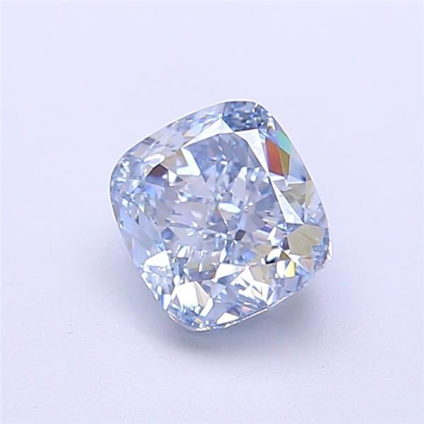 1.09 Ct. Fancy Intense  Blue Cushion Lab Grown Diamond
