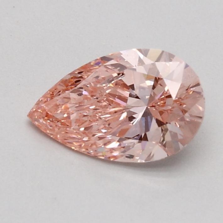 0.52 Ct. Fancy Intense Pink Pear Lab Grown Diamond