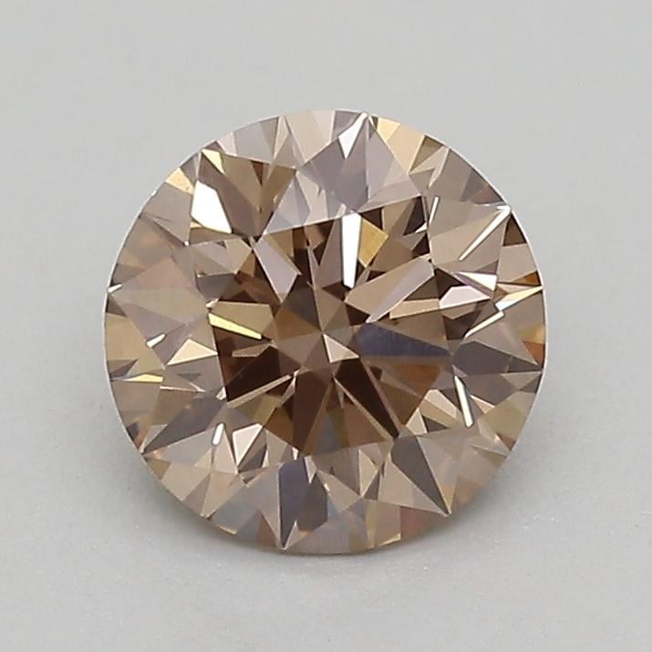 0.63 Ct. Fancy  Brown Round Lab Grown Diamond