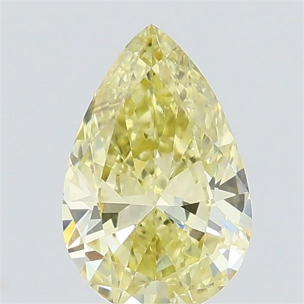0.49 Ct. Fancy Yellow Pear Lab Grown Diamond