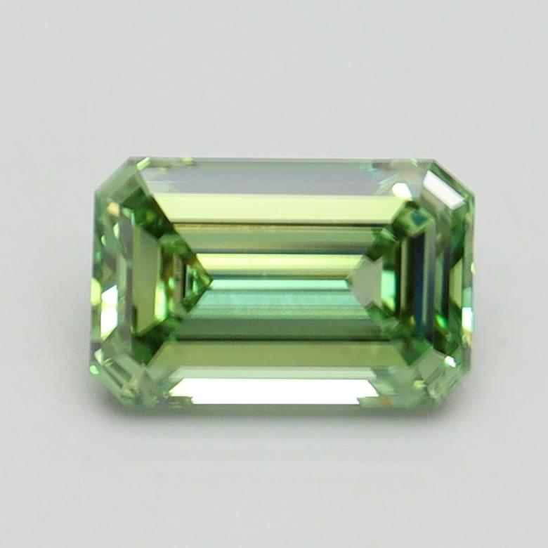 1.04 Ct. Fancy Vivid Green Emerald Lab Grown Diamond